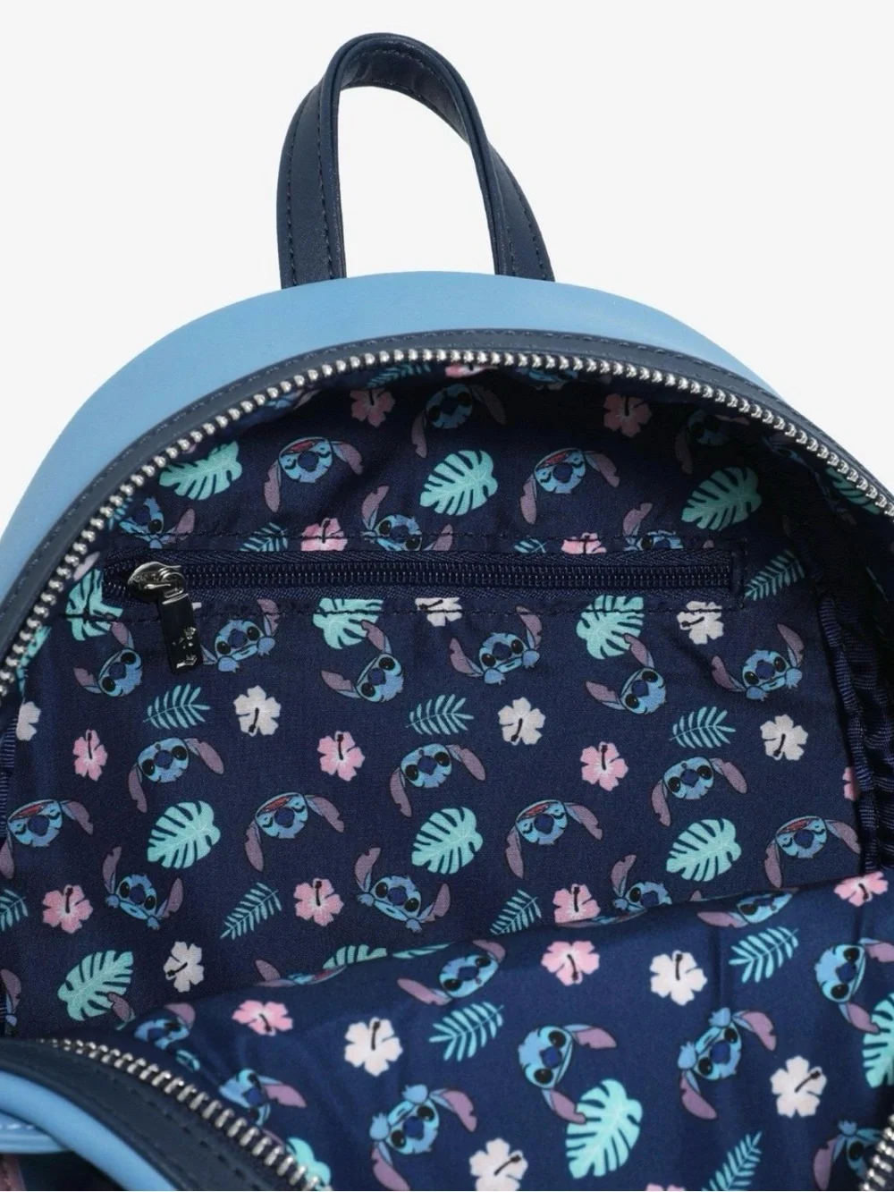 NWT RARE Loungefly Disney Lilo & Stitch Figural Stitch with Lei Mini Backpack.